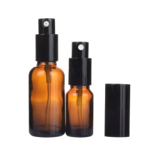 5ml 10ml amber essential oil glass bottle with spray pump cap